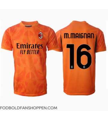 AC Milan Mike Maignan #16 Målmand Udebanetrøje 2024-25 Kortærmet